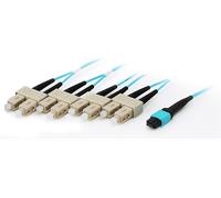 Equip 25557807 cavo InfiniBand e in fibra ottica 20 m MTP 4x SC Ciano NEW