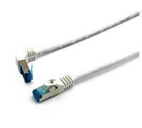 Equip 605801 - Cavo patch Cat.6A S/FTP ad angolo retto, 2 m, colore: Bianco