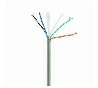 Cavo Rete Gembird CAT6 UTP 100m Grigio Conduttori CCA Alta Qualità Cavo Rete Gembird CAT6 UTP 100m Grigio Conduttori CCA Alta Qualità