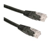 Gembird Cavo di rete PP12-3M/BK Cat5e U/UTP 3 m Nero connettori RJ-45 placcati oro