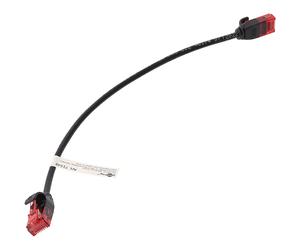 CAVO RETE GOOBAY CAT 6 Slim Patch Cable U/UTP,black