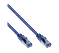 CAVO RETE INLINE 21629 Cavo Patch Lan, S/Ftp, Cat.6A, 500Mhz, Guaina Halogenfree, 1.5 m, Blu