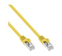 InLine 1m Cat.5e F/UTP cavo di rete Giallo