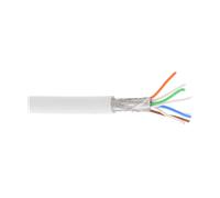 InLine Matassa Cavo Cat.6a S/FTP(PiMF) CU halogenfree bianco 100m SFTP 76899W