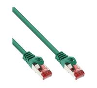 InLine Cavo di rete B-76450G Cat6 S/FTP (PiMf) PVC CU Verde 0,5 m Confezione 100 pz
