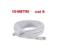 CAVO RETE LAN UTP CATEGORIA 6 RJ45 ETHERNET 0,50 1 2 3 5 10 20 30 50 METRI CAT