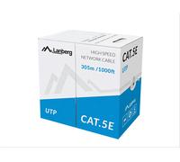 Cavo di rete Lanberg Coil RJ45 Cat.5E UTP rigido CCA 305 m Grigio