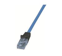 LogiLink CPP010 RJ45 Cavo di rete, cavo patch CAT 6A U/UTP 10 m Blu Ritardante