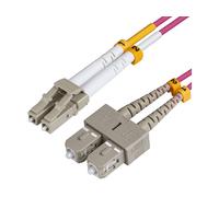 Microconnect 2m LC/PC-SC/PC cavo a fibre ottiche OM4 LC/PC SC/PC Viola