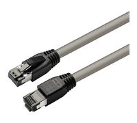Microconnect MC-SFTP80025 cavo di rete Grigio 0,25 m Cat8.1 S/FTP [S-STP] (CAT8.1 S/FTP 0,25m Grey LSZH - Shielded Network Cabl NEW