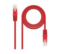 NANOCABLE CABLE RED LATIGUILLO CAT.6 UTP AWG24 ROJO 25 CM