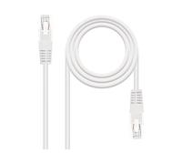 NANOCABLE CABLE RED LATIGUILLO CAT.6 UTP AWG24 BLANCO 30 CM