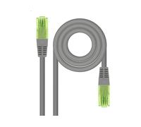 Nanocable Cavo di Rete Patch 10.20.1400-L25 - CAT6 UTP RJ45 AWG26 CCA - Grigio 25 cm