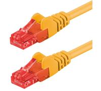 Cavo Rete Patch CCA Cat6 U/UTP Giallo 2m RJ45 24AWG - Goobay ICOC CCA6U-020-YEG