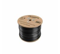 LANBERG Kabel INSTALACYJNY UTP, Kat. 5E, DRUT Outdoor CU, 305M, Czarny