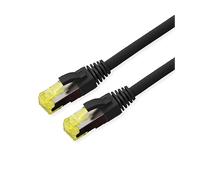 Roline Cavo patch per esterni 21.15.0752 Cat.6A S/FTP (PiMF) filo intrecciato LSOH nero 2 m