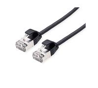 Roline Cavo patch dataCenter U/FTP Cat.6A (Classe EA) LSOH sottile nero 2 m