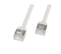 ROLINE U/FTP DataCenter Cavo patch Cat.6A A), LSOH, slim, connettore extra corto, grigio, 5 m