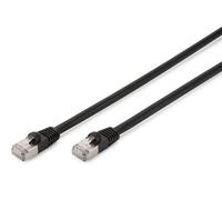 CAVO RETE S-FTP CAT.6 DOPPIA SCHERMATURA COLORE NERO MT. 3 DA ESTERNO