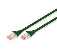CAT 6 S-FTP patch cord, Cu, LSZH AWG 27/7, length 1 m, color green