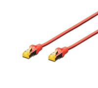CAVO RETE S-FTP CAT.6A DOPPIA SCHERMATURA LSOH COLORE ROSSO MT. 0,25