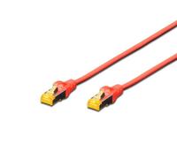 CAVO RETE S-FTP CAT.6A DOPPIA SCHERMATURA LSOH COLORE ROSSO MT. 0,5