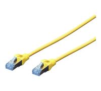 CAVO RETE SCHERMATO F/UTP CAT. 5E - LUNGHEZZA MT. 3 - COLORE GIALLO, Cat-5e - 3 m, Cavo patch - SF-UTP - PVC - CCA