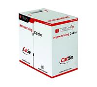 Techly Professional 025626 Matassa U/UTP Cavo Cat.5E CCA 305m Flessibile Grigio Grigio