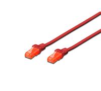 Cavo Rete Utp Cat. 6 Non Schermato Lszh Mt. 025 Rosso