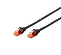 DIGITUS Cavo LAN Cat 6 - 2 m - U/UTP non schermato - 1 Gbit/s - 250 MHz - Cavo di rete in CCA con connettore RJ45 - Guaina in PVC - AWG 26/7 - Compatibile con Cat6A e Cat5e - Giallo