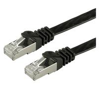 CAVO RETE VALUE FTP Cat.6 Flat Network Cable, black 3 m