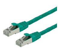 CAVO RETE VALUE S/FTP Patch Cord Cat.6, halogen-free, green, 5m