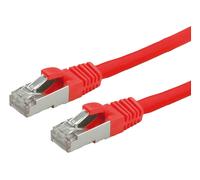 CAVO RETE VALUE S/FTP Patch Cord Cat.6, halogen-free, red, 5m