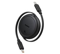 Cavo retrattile USB-C Free2Pull da 60 W e 1 m - Nero