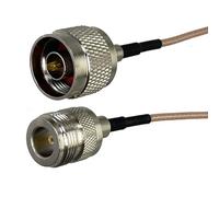 Cavo RF Jumper a treccia RG316 RG58 N a N SMA RP SMA maschio e jack femmina con dado passaparete dritto 6 pollici ~ 20 m(RG316 N M to N F,3FT (1M))