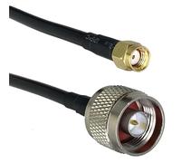 Cavo RF Jumper a treccia RG316 RG58 N a N SMA RP SMA maschio e jack femmina con dado passaparete dritto 6 pollici ~ 20 m(RG58 N M to RPSMA M,3FT (1M))