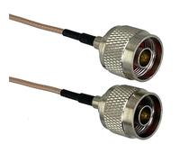Cavo RF Jumper a treccia RG316 RG58 N a N SMA RP SMA maschio e jack femmina con dado passaparete dritto 6 pollici ~ 20 m(RG316 N M to N M,3FT (1M))
