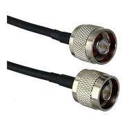 Cavo RF Jumper a treccia RG316 RG58 N a N SMA RP SMA maschio e jack femmina con dado passaparete dritto 6 pollici ~ 20 m(RG58 N M to N M,3FT (1M))