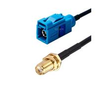 Cavo RG174 con adattatore di prolunga for antenna GPS, connettore femmina Fakra Z a spina maschio/femmina SMA, coassiale RF for auto e veicoli(FAKRA CK-SMAK,50CM)