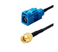 Cavo RG174 con adattatore di prolunga for antenna GPS, connettore femmina Fakra Z a spina maschio/femmina SMA, coassiale RF for auto e veicoli(FAKRA CK-SMAJ,15CM)