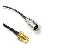 Cavo RG174 IEC Pal DVB-T a SMA/F TV Spina Maschio e Jack Femmina RF Jumper Adattatore Pigtail 20 cm(SMAK-TVK,30cm)