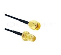 Cavo RG174 M-F/MM RP SMA 0,15-10 m Connettore Spina di estensione Filo rame for scheda rete WiFi Conector Fios Coxal(RP Male TO Female,30cm)