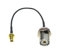 Cavo RG174 SMA a UHF PL259 SO239 maschio femmina spina jack angolo retto crimpare connettore coassiale cavo di estensione antenna RF(TYPE H,2M)