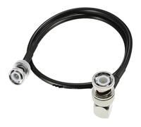 Cavo RG58 BNC a BNC maschio Q9 connettore jack prolunga in rame RF coassiale in ottone cavo coassiale a spirale(TYPE B,20CM)