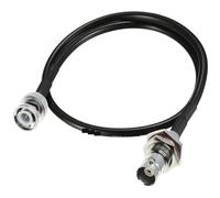 Cavo RG58 BNC a BNC maschio Q9 connettore jack prolunga in rame RF coassiale in ottone cavo coassiale a spirale(TYPE D,30CM)