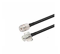Cavo RG58 Coassiale PL259 UHF Maschio a SO239 UHF Femmina Connettore Pigtail Estensione Antenna(UHF F to UHF PF,1 meters)