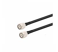 Cavo RG58 impermeabile TNC femmina da paratia a TNC maschio connettore coassiale prolunga adattatore a ponticello a spirale da 50 Ohm(TNC M to TNC M,1 meters)