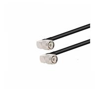 Cavo RG58 impermeabile TNC femmina da paratia a TNC maschio connettore coassiale prolunga adattatore a ponticello a spirale da 50 Ohm(TNC M90 to TNC M90,10Meter)