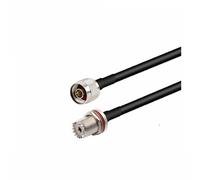 Cavo RG58 N maschio ad angolo retto a PL259 UHF maschio connettore coassiale estensione 50-3 50 Ohm adattatore a ponticello a spirale(N M to UHF WF,30CM)