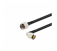 Cavo RG58 N maschio ad angolo retto a PL259 UHF maschio connettore coassiale estensione 50-3 50 Ohm adattatore a ponticello a spirale(N M to UHF M90,15CM)
